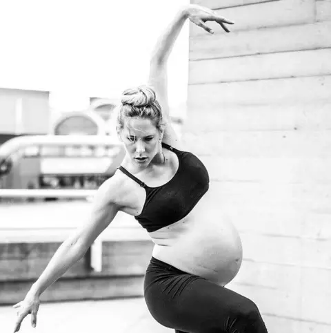 Pierre Tappon Ballerina Lucy Balfour dances while pregnant