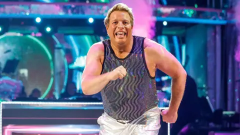 BBC/PA Thomas Skinner during his appearance on the live show of Saturday's Strictly Come Dancing show on BBC1.