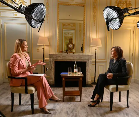 Laura Kuenssberg interview with Kamala Harris