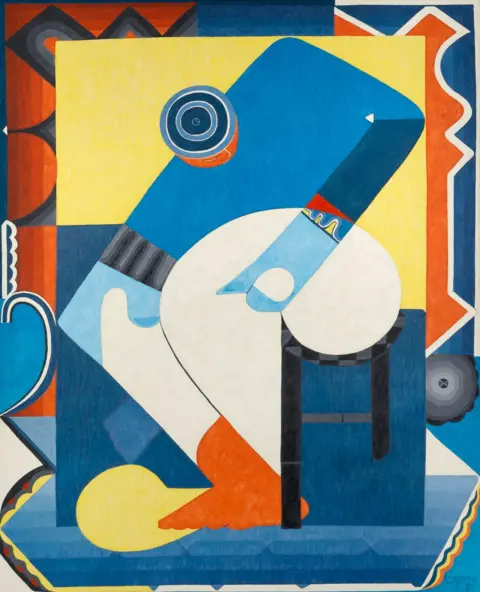 The estate of Uzo Egonu Uzo Egonu's cubist painting.