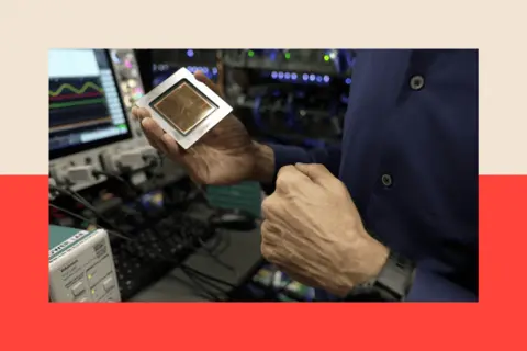 A hand holds a chip with the words Ironwood on it