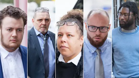 Athena Pictures Marcus Huntley, Tony Porter, Melissa Quailey-Dashper Jordan Mills-Smith and Joshua Gordon