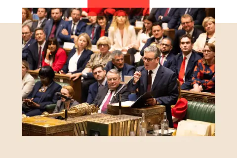 Reuters Sir Keir Starmer speaks during Prime Minister's Questions at the House of Commons on 11 June 2025.