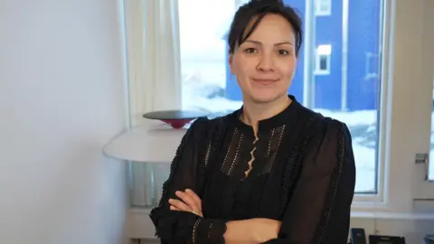 Greenlandic MP Pipaluk Lynge-Rasmussen, a member of the pro-independence Inuit Ataqatigiit party