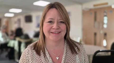 Paul Moseley/BBC Lacey Douglas, Hellesdon Parish Council councillor