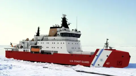 Rauma Marine Constructions An artist's impression of the new Finnish icebreakers that the US has ordered